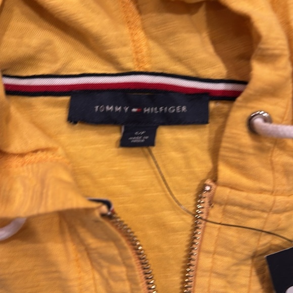Tommy Hilfiger Yellow Sweater with Hood - Picture 2 of 4